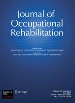 Journal of Occupational Rehabilitation 2/2010
