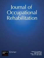 Journal of Occupational Rehabilitation 3/2010