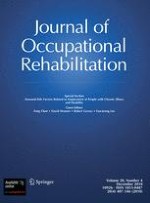 Journal of Occupational Rehabilitation 4/2010