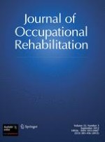 Journal of Occupational Rehabilitation 3/2012