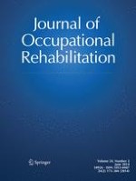 Journal of Occupational Rehabilitation 2/2014