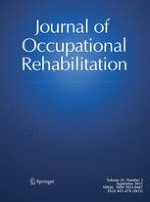 Journal of Occupational Rehabilitation 3/2015