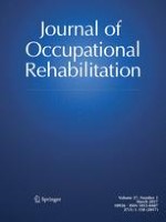Journal of Occupational Rehabilitation 1/2017