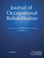 Journal of Occupational Rehabilitation 4/2017