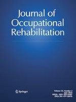 Journal of Occupational Rehabilitation 2/2019