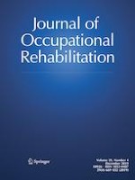 Journal of Occupational Rehabilitation 4/2019