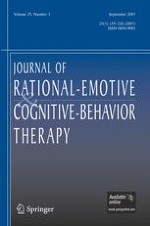 Journal of Rational-Emotive & Cognitive-Behavior Therapy 3/2007