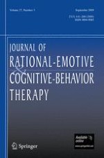 Journal of Rational-Emotive & Cognitive-Behavior Therapy 3/2009