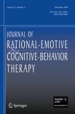 Journal of Rational-Emotive & Cognitive-Behavior Therapy 4/2009