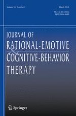 Journal of Rational-Emotive & Cognitive-Behavior Therapy 1/2016