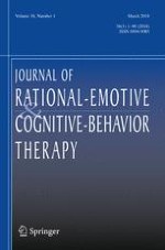 Journal of Rational-Emotive & Cognitive-Behavior Therapy 1/2018