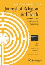 Journal of Religion and Health 3/2006