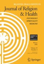 Journal of Religion and Health 4/2006