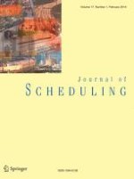 Journal of Scheduling 1/2014