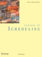 Journal of Scheduling 2/2014