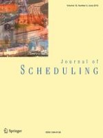 Journal of Scheduling 3/2015