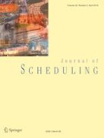 Journal of Scheduling 2/2019