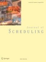 Journal of Scheduling 4/2019