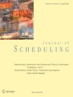 Journal of Scheduling 4/2022