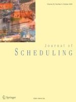 Journal of Scheduling 5/2022