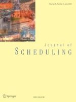 Journal of Scheduling 3/2023