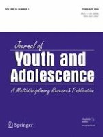 Journal of Youth and Adolescence 1/2006