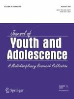 Journal of Youth and Adolescence 6/2007