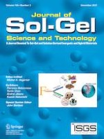 Journal of Sol-Gel Science and Technology 3/2021