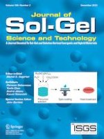 Journal of Sol-Gel Science and Technology 3/2023