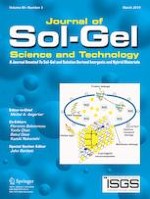 Journal of Sol-Gel Science and Technology 3/2019