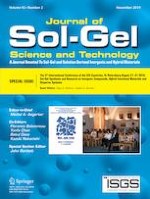 Journal of Sol-Gel Science and Technology 2/2019