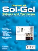 Journal of Sol-Gel Science and Technology 3/2020
