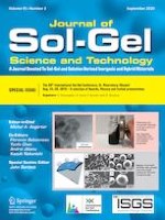 Journal of Sol-Gel Science and Technology 3/2020