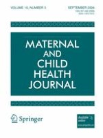 Maternal and Child Health Journal 5/2006