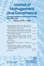 Journal of Management and Governance 2/2006