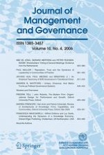 Journal of Management and Governance 4/2006