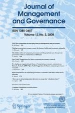 Journal of Management and Governance 2/2008