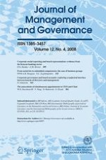 Journal of Management and Governance 4/2008