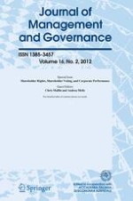 Journal of Management and Governance 2/2012