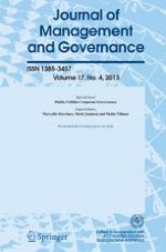 Journal of Management and Governance 4/2013