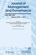 Journal of Management and Governance 1/2015