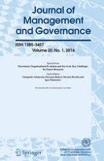 Journal of Management and Governance 1/2016