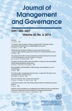 Journal of Management and Governance 4/2016