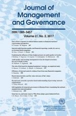 Journal of Management and Governance 2/2017