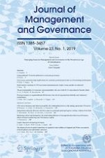 Journal of Management and Governance 1/2019