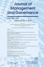 Journal of Management and Governance 2/2019