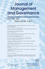 Journal of Management and Governance 3/2019