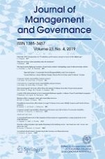 Journal of Management and Governance 4/2019