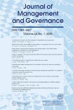 Journal of Management and Governance 1/2020