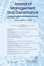 Journal of Management and Governance 3/2020